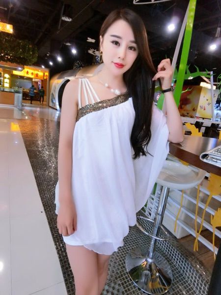 WholesaleSexyOffShoulderSequinedLooseSummerDresses-TZK062050