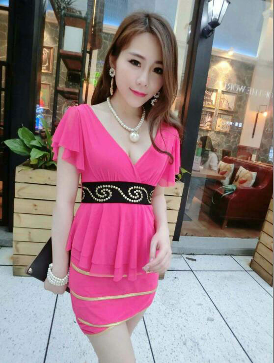WholesaleSlimSexyWrapSummerDress-AFK052409