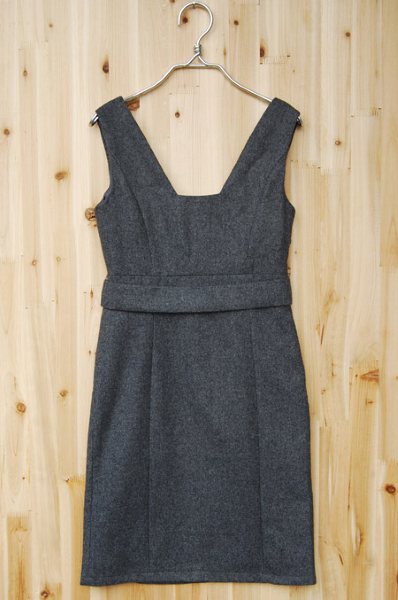 WinterFashionNaturalWaistWoolenDress-SR082007GA